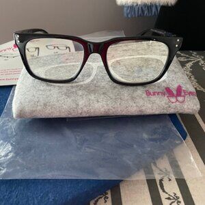 NEW Henrietta Bunny Eyez Reading Glasses, Tiltable, Flippable, +3.50, with case